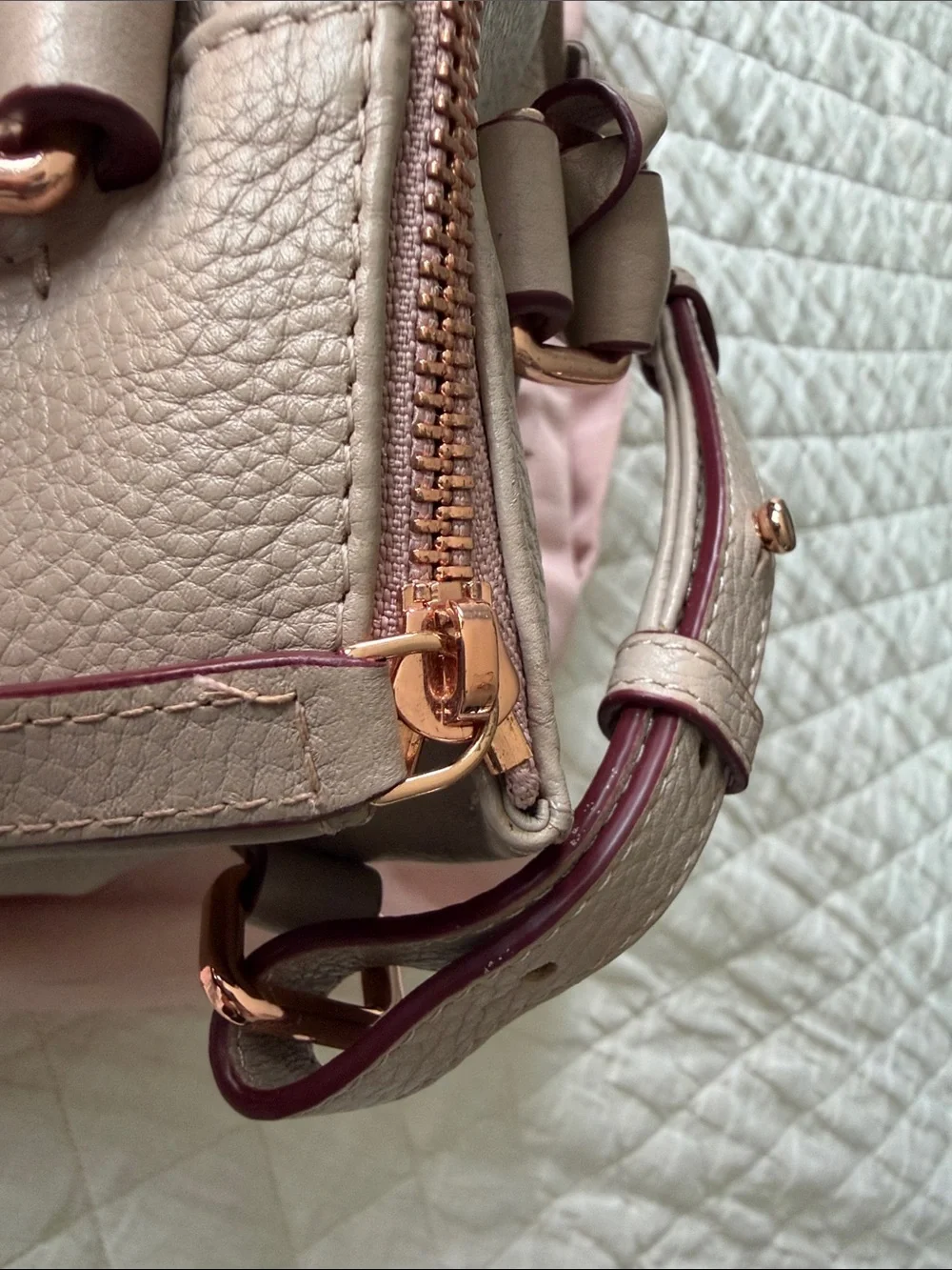 RADLEY LONDON Blush Pink Leather Shoulder Bag with dust bag to store